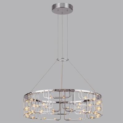 7059/44L HIGHTECH ODL26 Подвесной светильник  нерж/сталь хром IP20 LED 44W 3960Лм 3000K 220V ZAHA