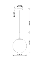 Подвесной светильник Arte Lamp VOLARE A1561SP-1BK, 1хE27