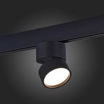 ST809.446.09 Магнитный трековый светильник Черный LED 1*9W 4000K 600Lm Ra&gt;90 120° IP20 D85xH126 48VV