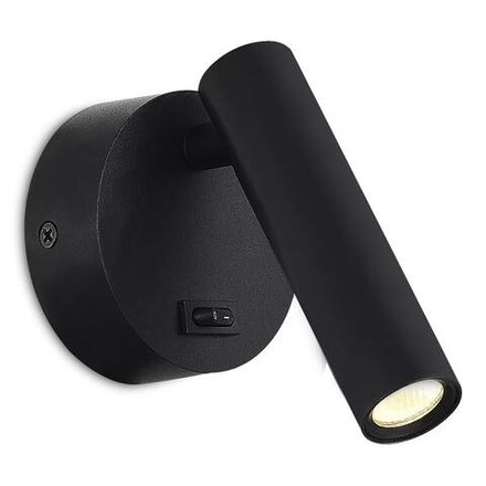 ST161.401.05 Светильник настенный ST-Luce Черный/Черный LED 1*5W 3000K