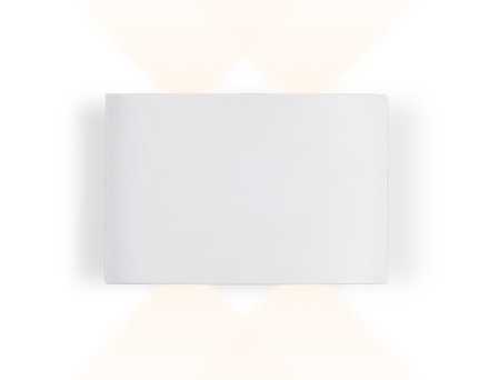 Настенный светодиодный светильник FW142 WH/S белый/песок LED 3000K 4W 120*80*40