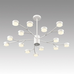 8265/15 COMFI LN26 233 металл/металл белый/белый Люстра GX53 LED 15*7W 220V TORINA