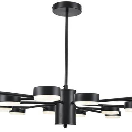 8117/18 COMFI LN26 235 черный, металл Люстра LED GX53 18*7W 220V TORINA