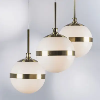 813131 Люстра GLOBO 3х40W E14 electroplating bronze/white Lightstar