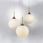 813033 Подвес GLOBO 1х40W E14 champagne gold/white Lightstar