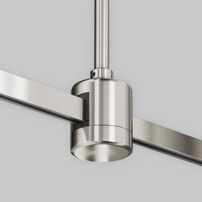 Крепление потолочное Short 78мм с прямым коннектором питания Flarity платина TRA156C-IPC1-PT. TM Maytoni