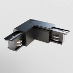 Коннектор угловой внутренний Trinity черный, TRA005CL-31B-R. TM Maytoni