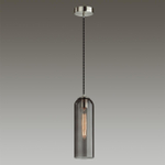 4805/1 PENDANT ODL21 407 никель/дымчатый Подвес E27 1*60W VOSTI