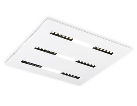Светодиодная панель в стиле техно DPS1070 WH белый 48W 4000K 175-265V IP20 4080LM 595*595*14