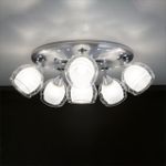 Citilux Самба CL158162 Люстра с поворотными плафонами Алюминий Хром