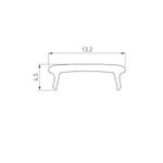 Экран SL-COMFORT-2316-2000 BLACK (Arlight, Пластик)