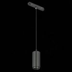 ST357.433.06 Магнитный трековый светильник подвесной ZOOM Черный LED 1*6W 3000K 667Lm Ra&gt;80 10-60° IP20 D60xH120 48V
