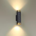 4287/2W HIGHTECH ODL22 403 черный/золотистый/металл Настенный светильник IP20 LED GU10 max 2*10W AD ASTRUM