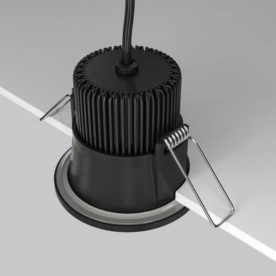 Встраиваемый светильник Zoom 3000K 1x6Вт 60° IP 65 Dim Triac, DL034-01-06W3K-D-B. TM Maytoni