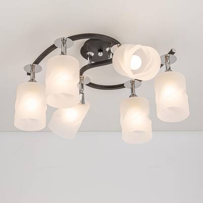 Citilux Сиерра CL119261 Люстра с поворотными плафонами Чёрная