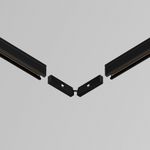 Коннектор питания угловой 3см Levity, TRA184CPC-1B-3. TM Maytoni