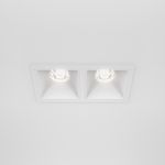 Встраиваемый светильник Alfa LED 4000K 2x10Вт 36°, DL043-02-10W4K-SQ-W. TM Maytoni