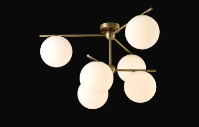 Люстра Crystal Lux FELIZ SP-PL6 BRONZE/WHITE 0611/306