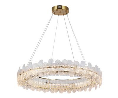 Люстра Лиона латунь d80 h150 Led 140W (3000K)