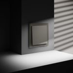 VLS010604 Выключатель с самовозвратом встраиваемый VOLTUM S70 одноклавишный 10А, (шелк) (ТМ Maytoni)