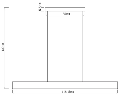 Подвесной светильник Arte Lamp LARGO A2505SP-2BK, 1хLED
