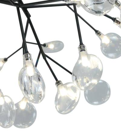 07521-27,19(21) Светильник Ветта черный (прозрачные плафоны) d70 h55 G4 27*2W (Led лампы в комплекте, 4000K)