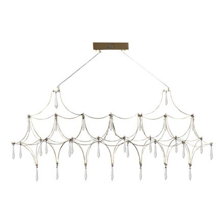 SL6603.203.17 Светильник подвесной ST-Luce Золотистый/Прозрачный LED 1*17W 4000K