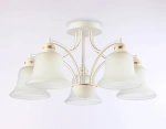 Потолочная люстра TR3050/5 WH/GD/FR белый/золото/белый матовый E27/5 max 40W D630*320