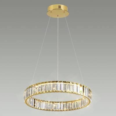 5015/30L L-VISION ODL23 605 золотой/прозрачный металл/хрусталь Люстра LED 30W 4000K 3000Лм VEKIA