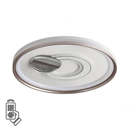 7787/85L PIKO LED SN 607 Светильник металл/белый/бронза LED 85Вт 3000-6500K D495 IP20 пульт ДУ GEMINI