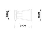 Настенный светильник Arte Lamp BRUSSELS A8030AP-1WH, 1хE27