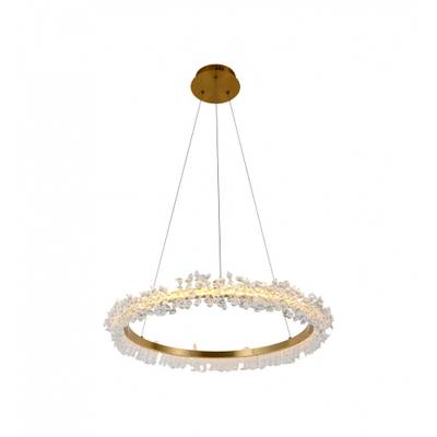 08243,36A Подвес Лаура латунь d60 h150 Led 36W (3000K)