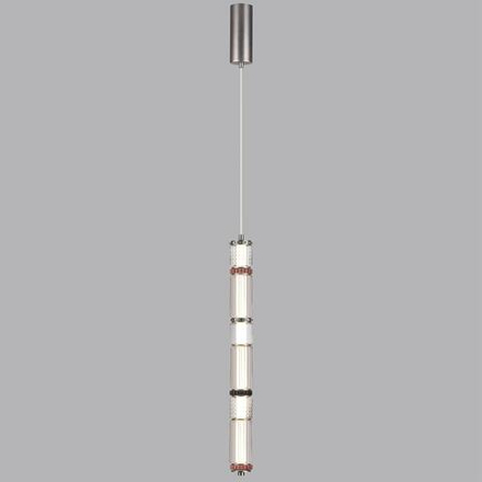 5456/18L L-VISION ODL_EX26 045 темный сатин.никель/терракот/черный Подвес LED 22W 4000K COLLIER