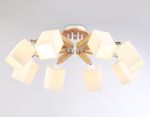 Подвесная люстра TR9522/8 WH/GD/FR белый/золото/белый матовый E27*8 max 40W D790*260
