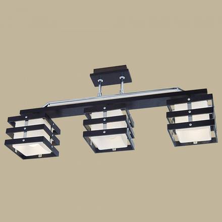 Citilux Киото CL133231 Люстра деревянная Венге Хром