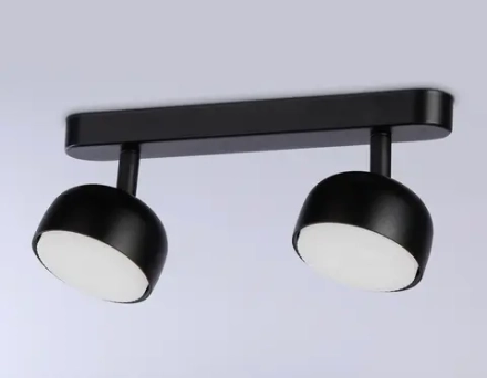 Светильник накладной TN71012/2 BK черный GX53/2 max 12W 260*80*90
