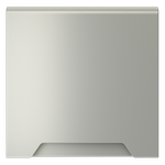 VLS000805 Накладка для розетки с заземлением, защитными шторками и крышкой, S70 (сталь). (ТМ Maytoni)