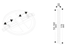 Встраиваемый светильник Arte Lamp MESURA A7974PL-1WH, LED