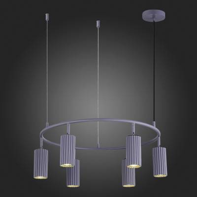 SL1213.703.06 Светильник подвесной ST-Luce Серый/Серый GU10 6*5W 4000K