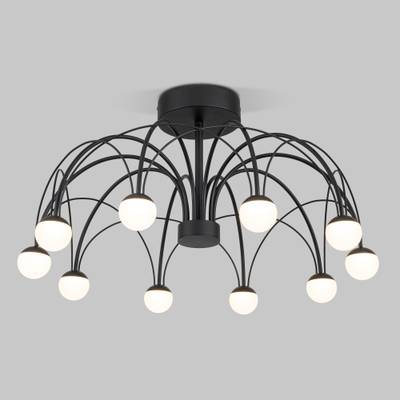 Потолочный светодиодный светильник Ragno 90035/10  LED черный