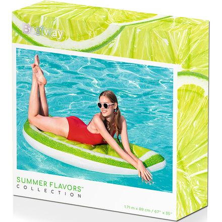 Матрас надувной для плавания Tropical Lime 171*89 см 43246 Bestway
