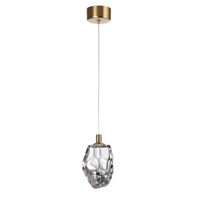 7114/4LC L-VISION ODL25 Подвесной светильник бронзовый/прозрачное  стекло/металл IP20 LED 4W 300Лм 3000K 200° 220V GEMME