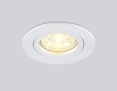 Светильник встраиваемый TN102450 WH белый GU5.3 D85*28