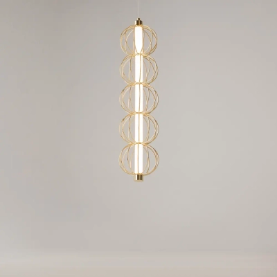 Подвесной светильник Золотая клетка / Golden Cage 3000К 17Вт, MOD216PL-L10G3K. TM Maytoni