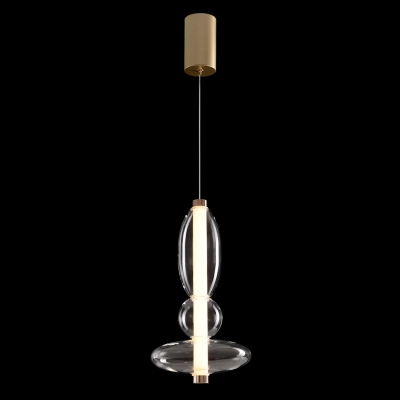 Светильник подвесной Crystal Lux QUASAR SP10W LED TRANSPARENT 3791/210