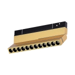 ST805.246.12 Магнитный трековый светильник Золотистый LED 1*12W 4000K 550Lm Ra>90 36° IP20 L220xW22xH117 48VV
