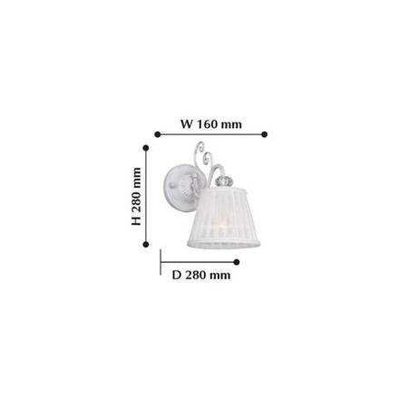 Настенный светильник Amanda 2150-1W. ТМ F-Promo