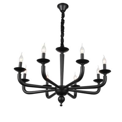 SL1114.403.08 Люстра подвесная ST-Luce Черный E14 8*40W