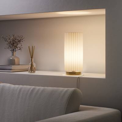 Настольная лампа с тканевым плафоном 101101