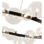 07608-15A,19 Люстра Иона черный d85 h200 G9 15*5W (Led) (лампами не комплектуется)